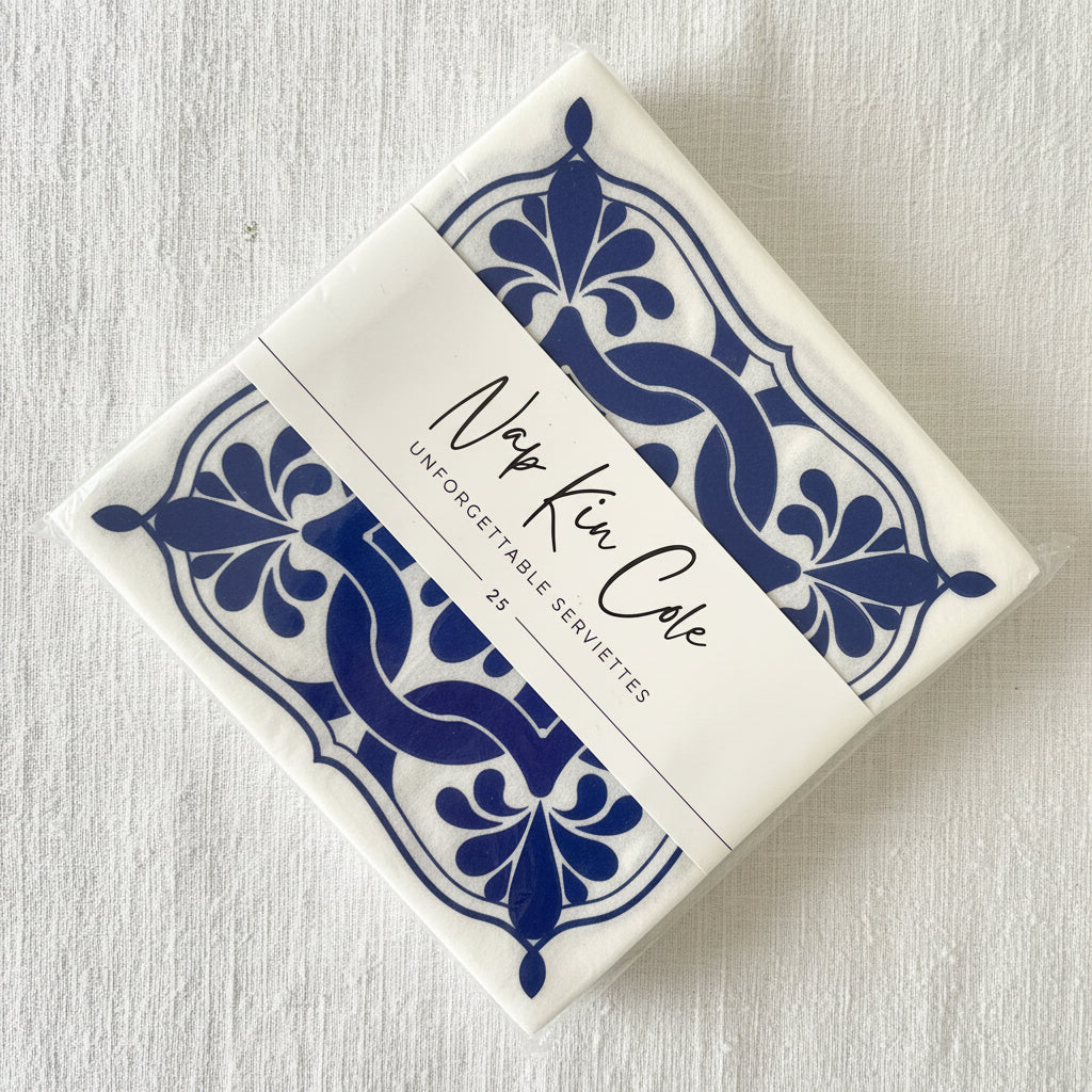 Blue Tile Napkins