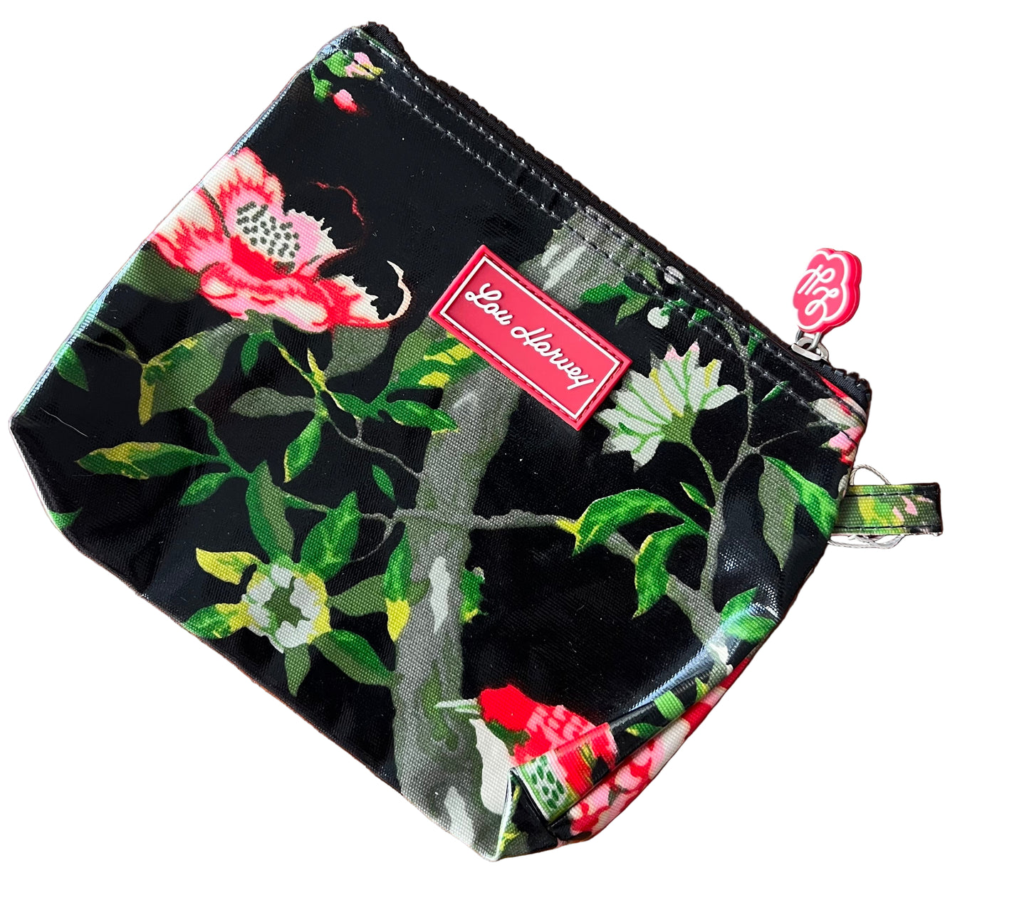 Small Cosmetic - Alex Black With Flower