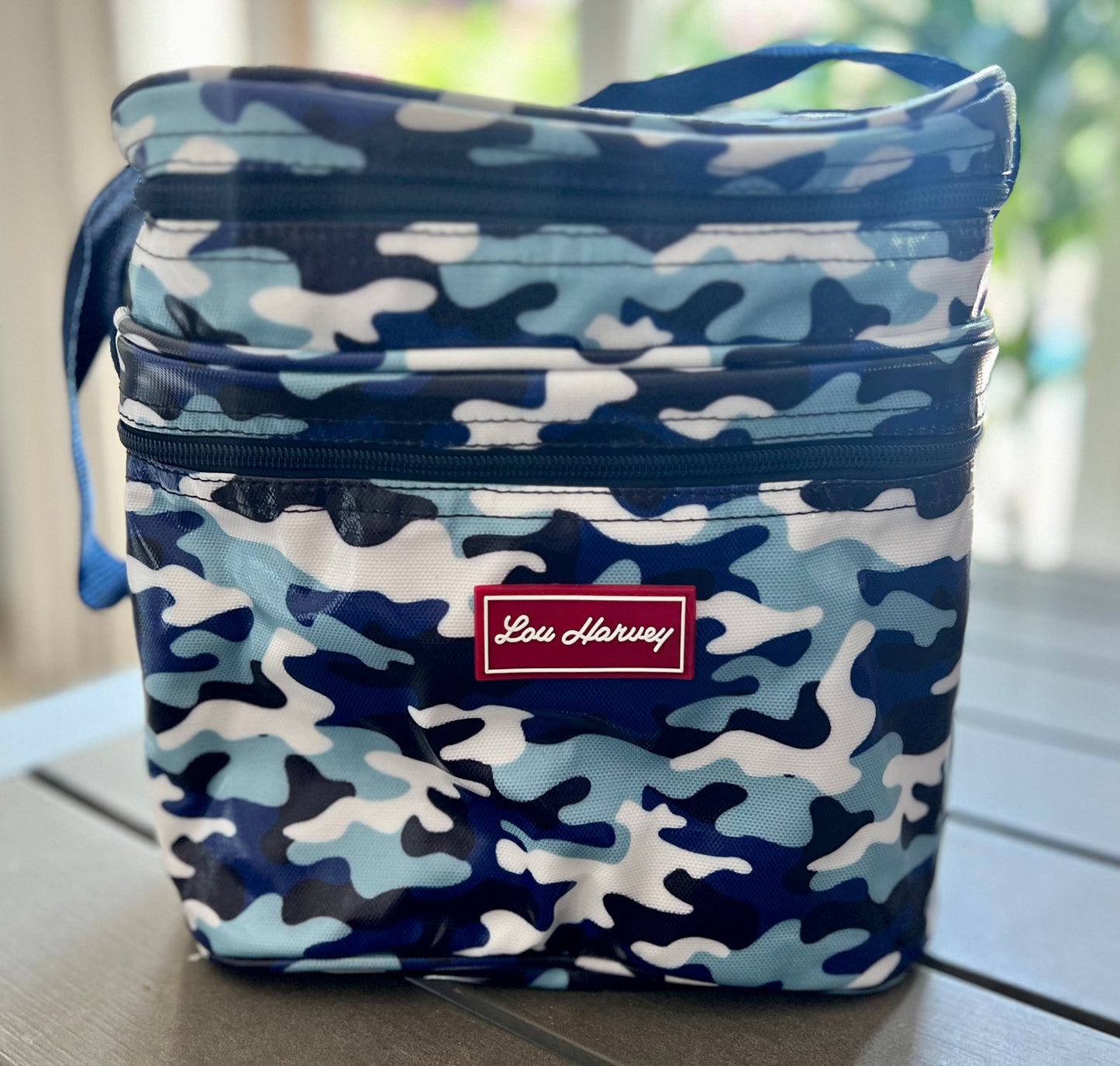 Clearance sale - Lunch Box Cooler - Blue Camouflage