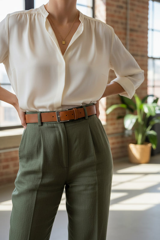 Broad Belt - Tan