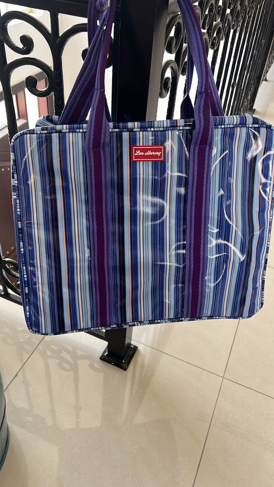 Overnight Pack Bag - Multi Stripe Blue