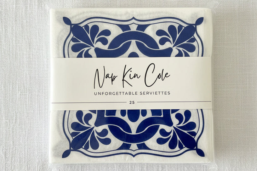 Blue Tile Napkins
