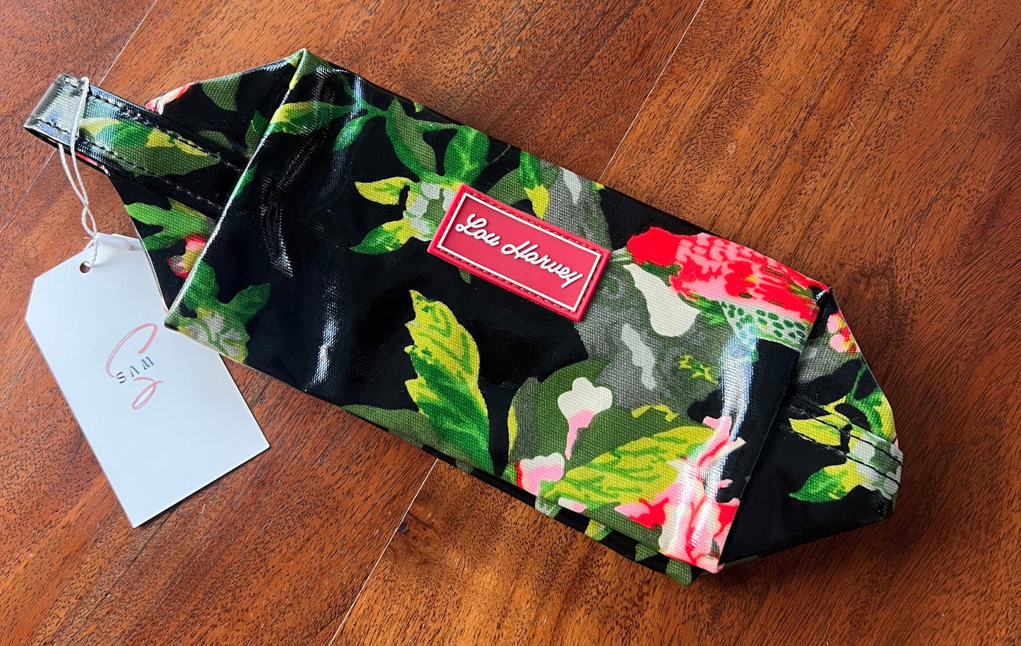 Small Box Cosmetic - Alex Black with Flower