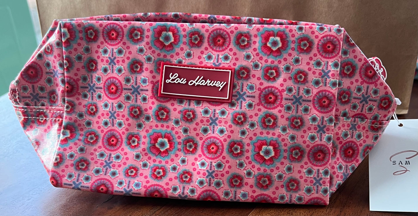 Large Box Cosmetic -Small Circle Pink