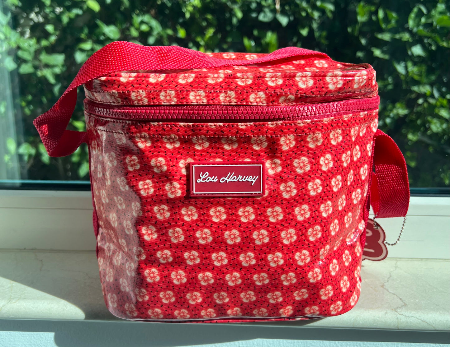 CLEARANCE SALE - Long Tom Cooler - Red & White Flower