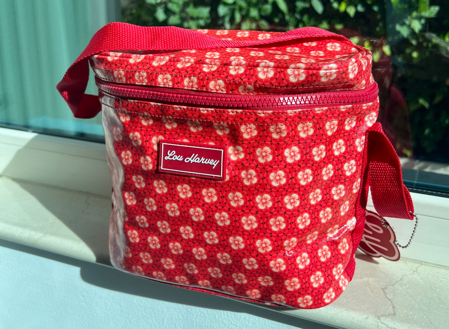 CLEARANCE SALE - Long Tom Cooler - Red & White Flower