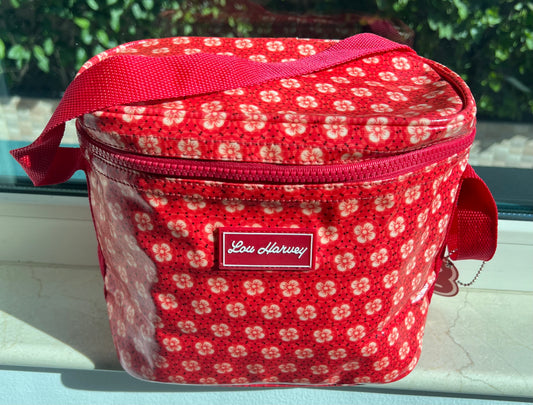 CLEARANCE SALE - Long Tom Cooler - Red & White Flower