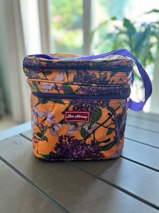 Lunch Cooler - Lilac Floral Yellow