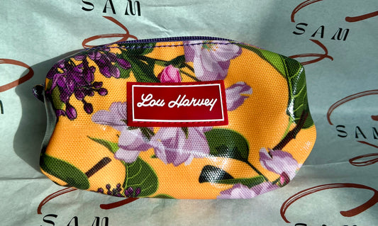 Cosmetic Bag Baby - Lilac Floral Yellow