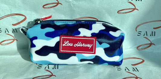 Cosmetic Bag Baby - Blue Camouflage